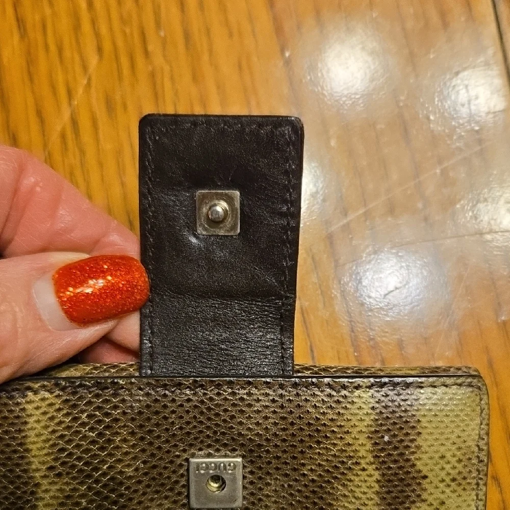 Gucci Snakeskin Mens Wallet